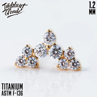 Накрутка 3 Trio Gold 1.2 мм