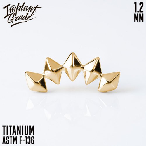 Накрутка Rhomb Line Gold 1.2 мм