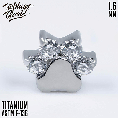 Накрутка Crystal Paw Swarovski 1.6 мм