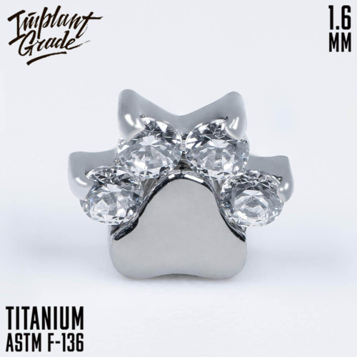 Накрутка Crystal Paw Swarovski 1.6 мм