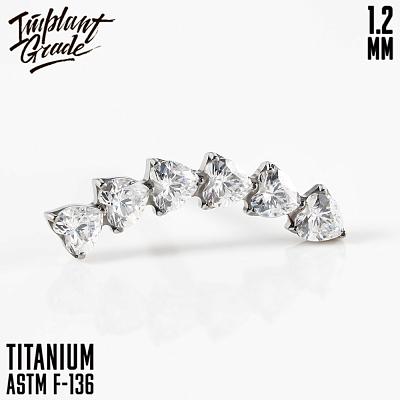 Накрутка-кластер Line Heart 1.2 мм