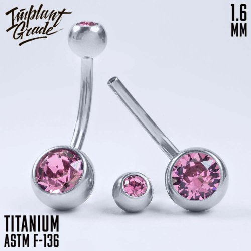 Банан Rose 2 Gem 1.6 мм (14 G) фото 2