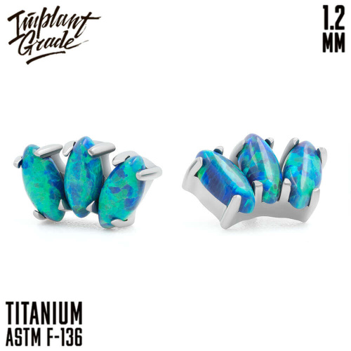 Накрутка-кластер Marquise 13 Opal 1.2 мм фото 2