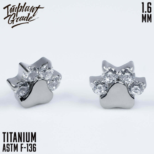 Накрутка Crystal Paw Swarovski 1.6 мм фото 3