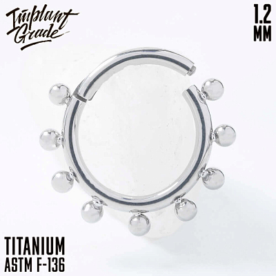 Кольцо-кликер Bead 1.2 мм (16 G)