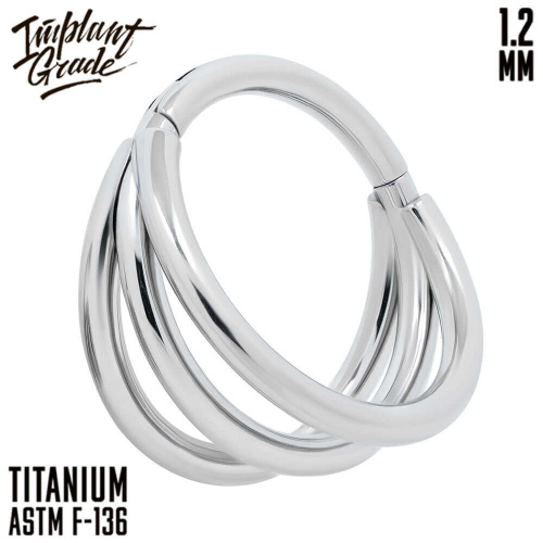 Кольцо-кликер Trix 1.2 мм (16 G) фото 2