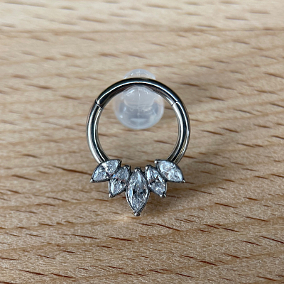 Кольцо-кликер Marquise 1.2 мм (16 G)