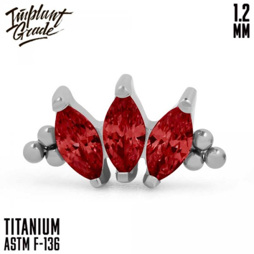 Накрутка-кластер Marquise vol.2 Bead Red 1.2 мм