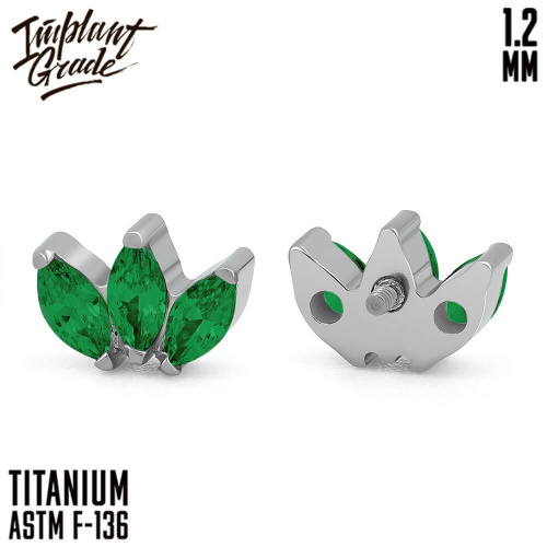 Накрутка-кластер Marquise Emerald vol.2 1.2 мм фото 2