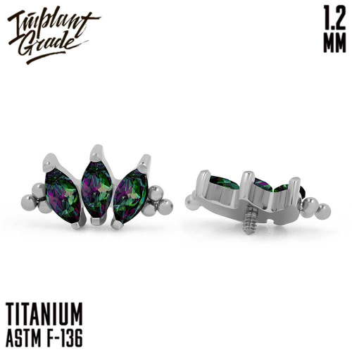 Накрутка-кластер Marquise vol.2 Bead Vitrail 1.2 мм фото 2
