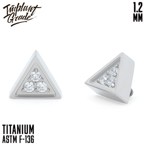 Накрутка Crystal Triangle 1.2 мм фото 2
