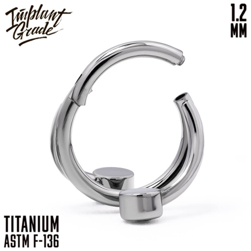 Кольцо-кликер Twist 1.2 мм (16 G) фото 2
