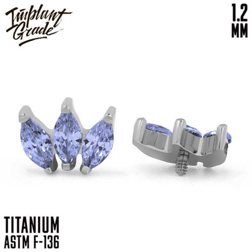 Накрутка-кластер Marquise Tanzanite vol.2 1.2 мм фото 2