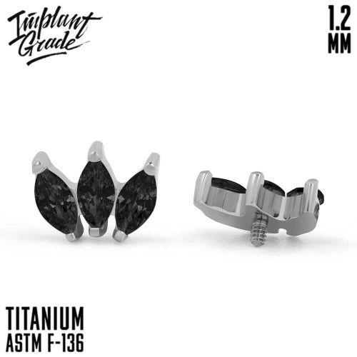 Накрутка-кластер Marquise Black vol.2 1.2 мм фото 2