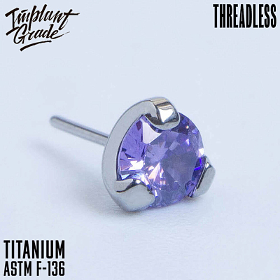 Топ Tanzanite безрезьбовой в лапках