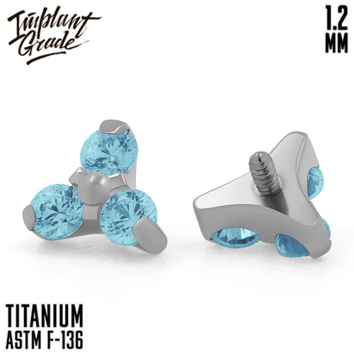 Накрутка Trio Blue Zircon 1.2 мм фото 2
