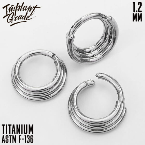 Кольцо-кликер Trio 1.2 мм (16 G) фото 2
