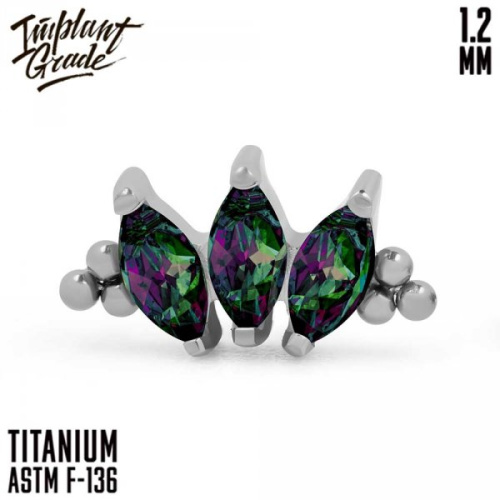 Накрутка-кластер Marquise vol.2 Bead Vitrail 1.2 мм