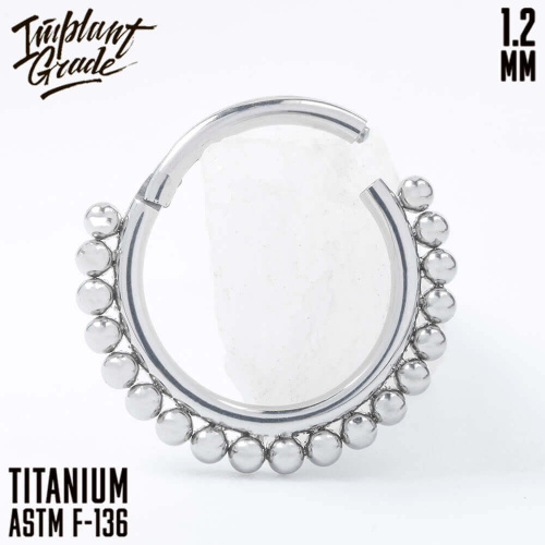 Кольцо-кликер Crown 1.2 мм (16 G)