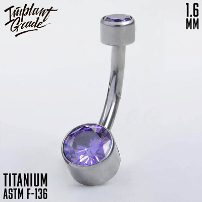 Банан Violet Dot 1.6 мм(14 G)
