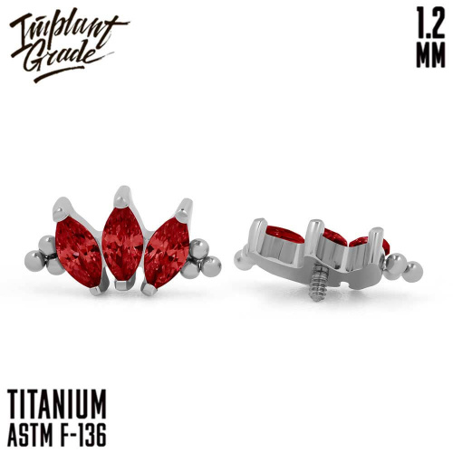Накрутка-кластер Marquise vol.2 Bead Red 1.2 мм фото 2