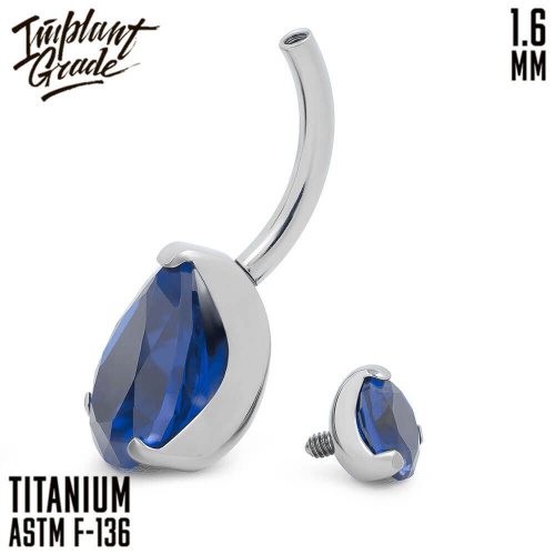 Банан Unusual Burman Blue 1.6 мм (14 G) фото 3