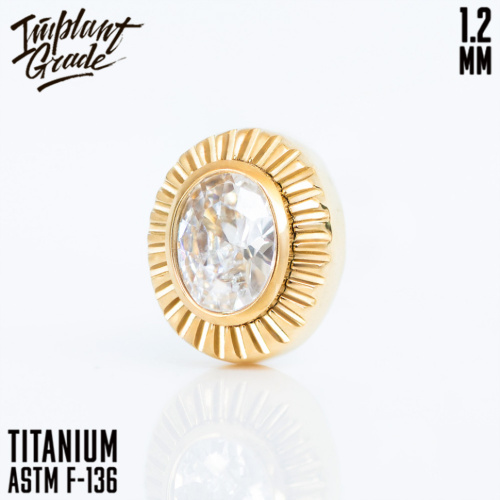 Накрутка Venus Oval Gold 1.2 мм