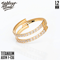 Кольцо-кликер Yanis Gold 1.2 мм