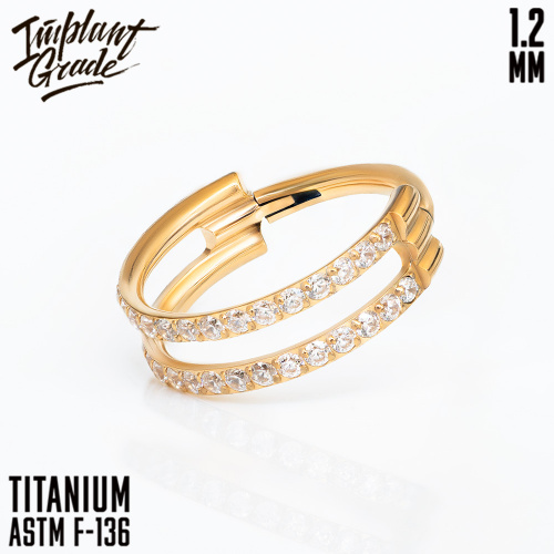 Кольцо-кликер Yanis Gold 1.2 мм