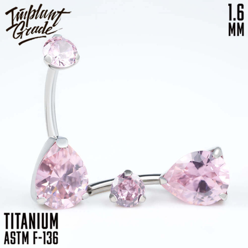 Банан Unusual Pink 1.6 мм (14 G) фото 2