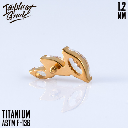 Накрутка-кластер Plume Maxi Gold 1.2 мм фото 2